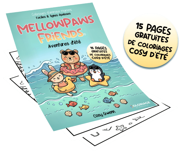15 coloriages gratuits cosy été